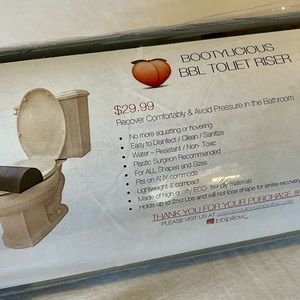 BBL Toilet Riser, new still in plastic wrap